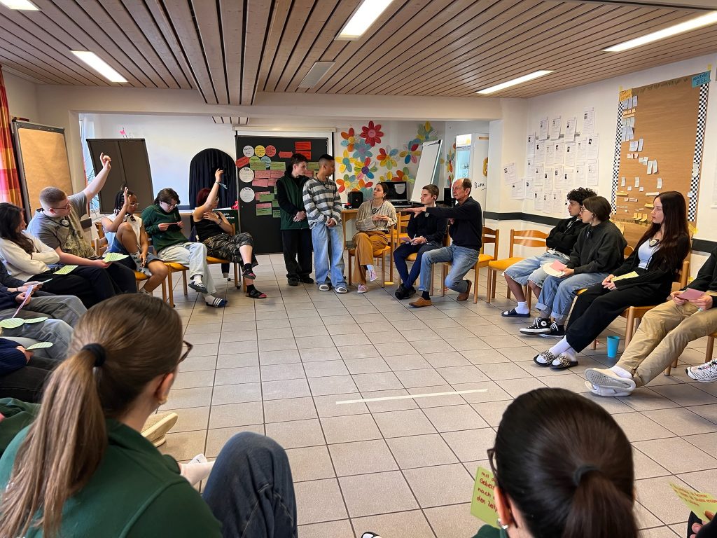 participants in the room during an activity