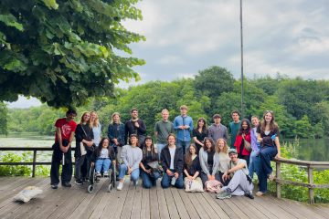 Group picture of Jasper and the other ESC volunteers participating in the On-Arrival Training